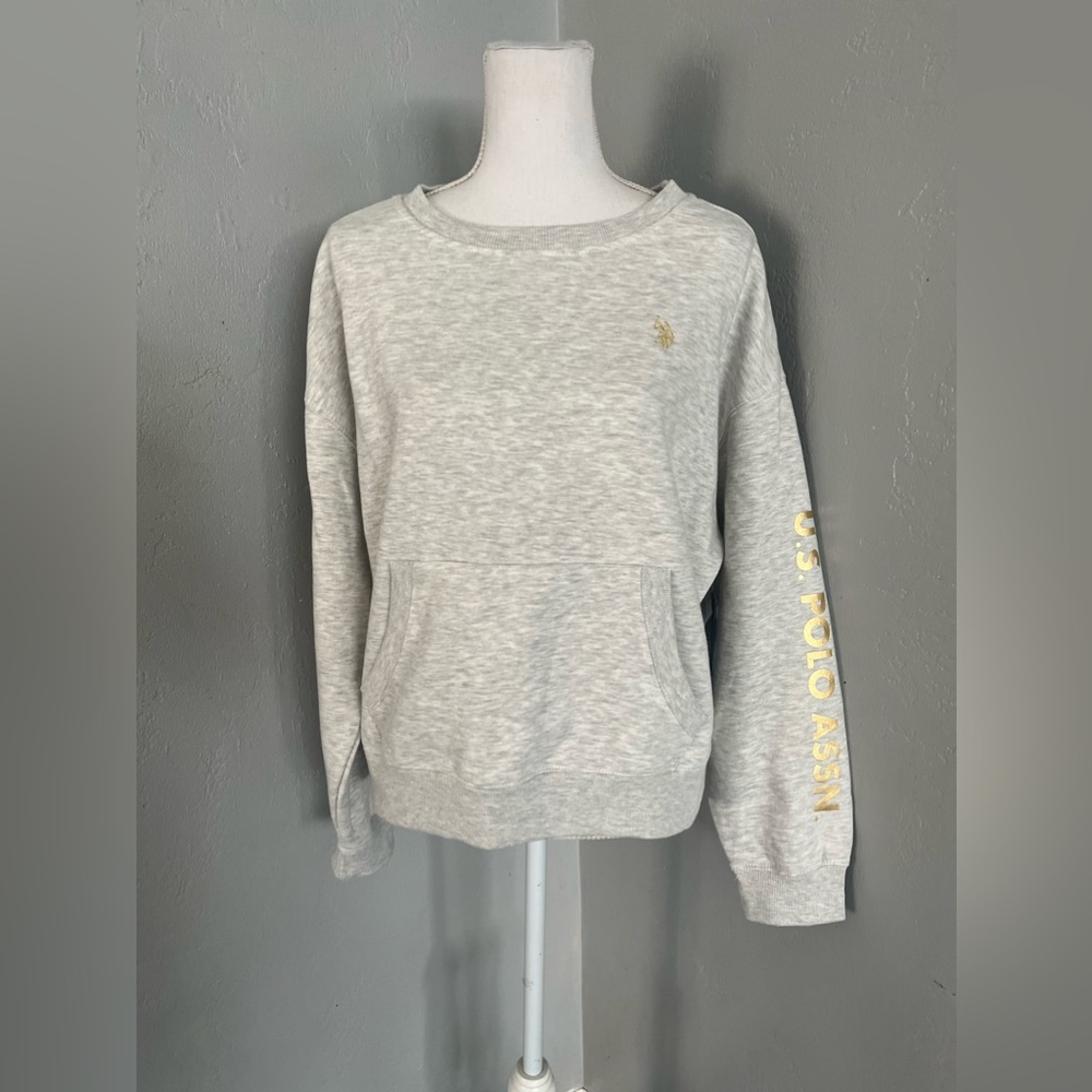 US POLO ASSN black LONG SLEEVE
SWEATSHIRT SIZE 2XL